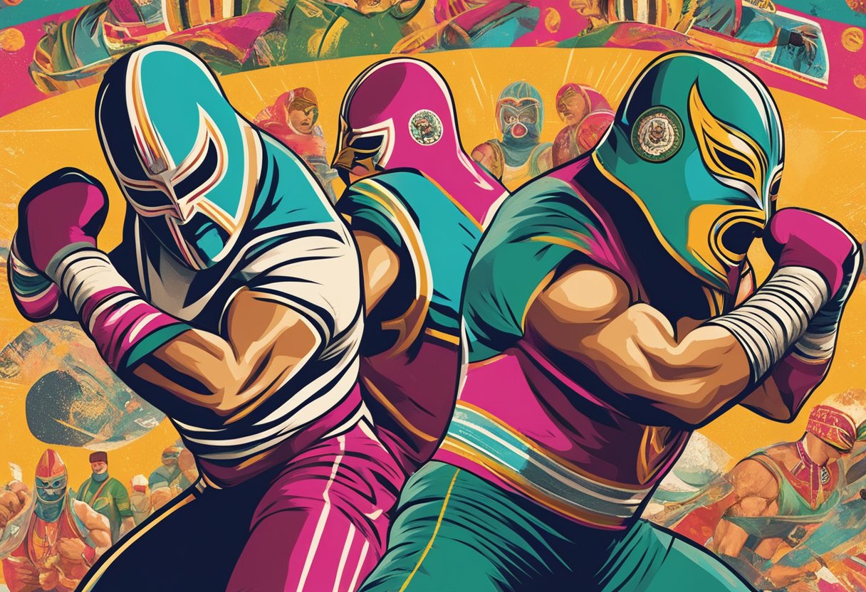 Carteles de lucha libre antiguos